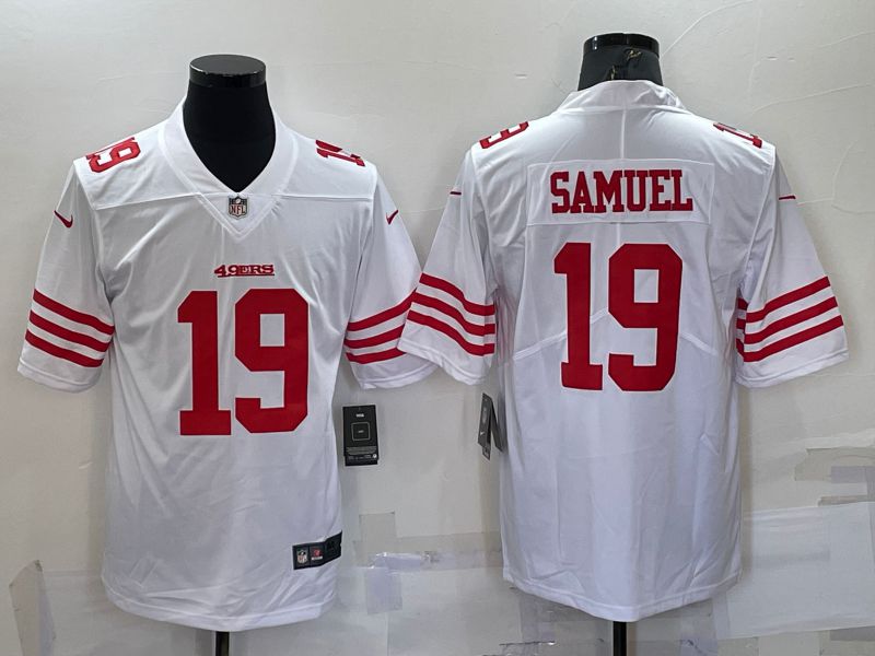 Men San Francisco 49ers #19 Samuel White New 2022 Nike Limited Vapor Untouchable NFL Jersey